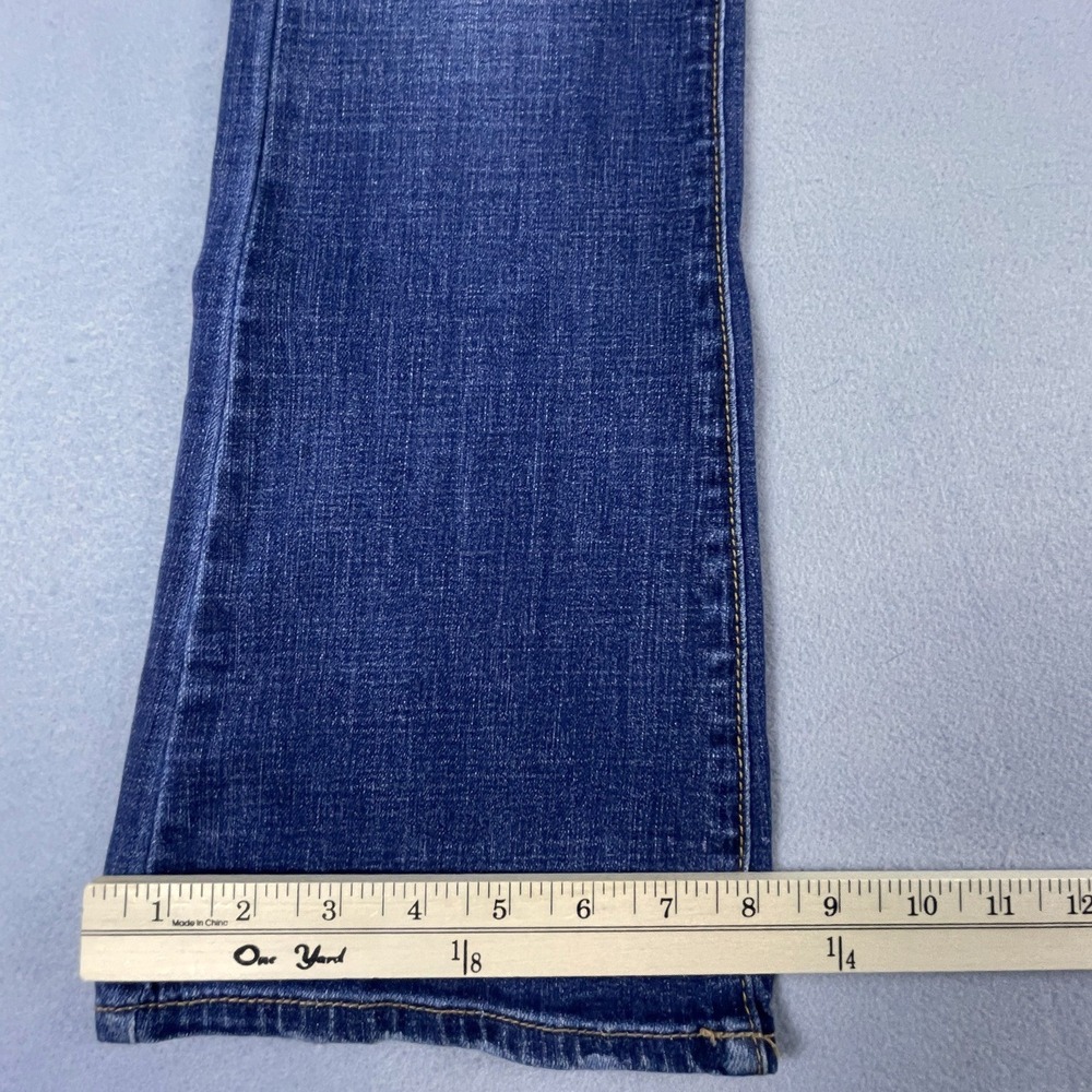 American Eagle Jeans Womens 2 Skinny Kick Super Stretch Low Rise Flare Denim - Picture 7 of 10